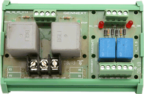 RM04/09-4T Start/Stop + Contactor Changeover Relay Card